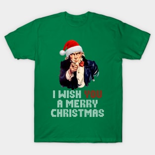 Uncle Sam I Wish You A Merry Christmas T-Shirt